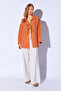 Muslin Natural Cotton Tied Kimono Shirt |   Mocha Coffee - 3