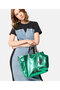 Shiny Textured Double Part Bag - 2