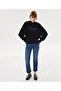 Embroidered Slogan Sweatshirt - 5