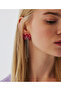 Metal Floral Earrings