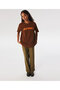 Textured Slogan Printed T-Shirt - 4