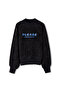 Embroidered Slogan Sweatshirt - 3