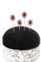 4-Pack of Burgundy Ruby ​​Stone Scarf Pins. The Pin of the Shawl. The Turban Pin. The Headscarf Needle. Pin for Scarf and Shawl. - 2