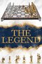 30cm Mosaic Patterned Metal Chess Set with Roman Square Shield Figure, Decorative Gift Chess Set - 4