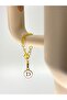 White Thermos Compatible Accessory with Letter D/Letter D Thermos Charm/Letter Thermos Ornament