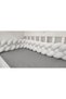 Knitted Protection 600 cm 4-Piece Knitted / 100X200 Montessori Bed Door Gap Closed