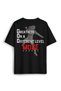 Black Oversize T-Shirt God Mode Roman Reigns American Wrestling Sports Boxing Back Front Printed Unisex T-Shirt