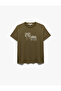 Printed Crew Neck Short Sleeve Women's T-Shirt