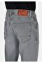 045 David Regular Fit Mid Waist Straight Leg Men's Black Jean Trousers - 6