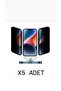 REDMİ Note12 PRO 4G GHOST GLASS 5 قطع مضادة للكهرباء الساكنة، منتج عالي الجودة، عبوة من 5 قطع