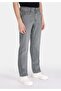 045 David Regular Fit Mid Waist Straight Leg Men's Black Jean Trousers - 4