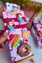 5-Piece Girl's Buckle Set with Donut Detail (2 Rubber Buckles, 3 Collet Buckles)
