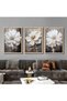 Wooden Framed 3 Piece Abstract Painting Home Home Living Room Bedroom Balcony Decor Qmrc45