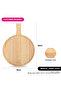 Cutting Board Rubber Wood with Handle 40cm - 3
