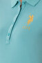 Women's Mint Basic Polo Neck T-Shirt 50280071-Vr090 - 7