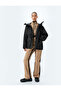 Anorak Coat Hooded Zippered Pocket Detailed Waist Laced Waterproof - 2