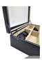 Diji 8-Piece Glasses Box Glasses Case Crocodile Black - 4