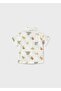 Baby Boy Printed Shirt 1-3 Years White - 2