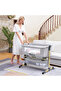 Sunshine Bedside Crib - Light Grey - 4