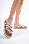 Mbfrd22104-Bj Women's Platform Rope Rope Sandals, Beige Rope Sandals - 3