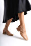 Mbbtr402-N Women's Open Back Blunt Toe Nude Sandals & Ballerinas - 3