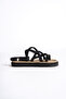 Mbfrd22104-S Women's Platform Rope Rope Sandals, Black Rope Sandals Flip Flops - 4