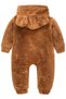 Boys Girls Baby And Children Fluffy Plush Astronaut Jumpsuit - 2