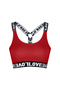 Cotton Love Rubber Removable Covered Women's Sports Bustier 2 Pcs - 4