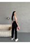 Women's High Waist Carrot Cut Stretch/Lycra Fabric Pants - 8