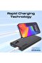 10000mAh Promate Power Bank 20W USB-C Input/Output Port, USB-C Ports, LCD Screen, Bolt-10PD Black - 4