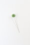 Green Stone Scarf and Shawl Pin, Turcan Pin and Hijab Pin - 6