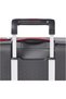 Tribus Suitcase 69 cm or 25 inch Spinner Polypropylene Dark Grey 3 Point Locking - 6