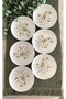 Çiğdem Model Set of 6 Small Round Breakfast Dishes