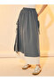 Color Block Layered A-Line Maxi Skirt with Tie-Up Detail - 2