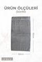 6-Piece Beige Beaded Hand Towels - 50X90 Cm, 225 Gr, 100% Cotton, Spa and Hotel Towels - 3