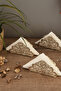 Joven Luxury Napkin Holder Set of 3 Silver