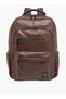 Solid Backpack with Adjustable Strap and Zip Closure - W 32 x H 45 x D 16 cm
