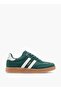 Samba Womens' Panelled Ankle Sneakers with Lace-Up Closure - 3