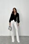 Women's Side-Tie Button Detail Blouse