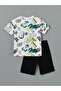 Lcw Kids Crew Neck Boy's Pajamas Set with Shorts
