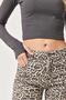 Smoked Flexible Knitted Blouse with Finger Detail - 2