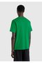 Men's Green 100% Cotton Benetton Logo Crew Neck T-Shirt - 3