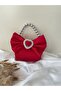 Elegant children's handbag with pearl handles, ages 2-5