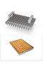 Diamonds Slicing Knife Stainless Steel Diamonds Slice Trace Removing Knife with 35X45 Tray 8X13 Slice