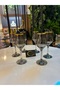 Ars Pasabahce Grappa Smoked Color Gold Gilded 6 Coffee Side Water Glass, Soft Drink-Soda Glass - 7