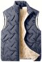 Ghassy Co. Unisex Double Layer Ultra Thermal Heat Insulated Waterproof and Windproof Vest with Plush Lining