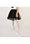 Black and White Polka Dot Girl's Skirt - 4