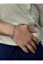 Long Chain Men's Bracelet Unisex Stainless Steel Silver Women's Blackening Does Not Throw Color - 3