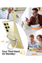 MagSafe Ostand Case for S24 Ultra Military-Grade, Shockproof ,Transparent,Translucent , Clear - 7