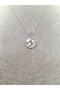 Silver Color Double Dolphin Model Steel Necklace - 2